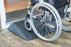 Rubberen drempelhulpen